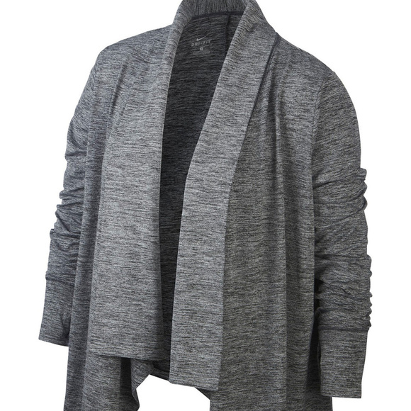 NIKE Other - NIKE PLUS YOGA LIGHTWEIGHT SWEATSHIRT‎ BLACK GRAY